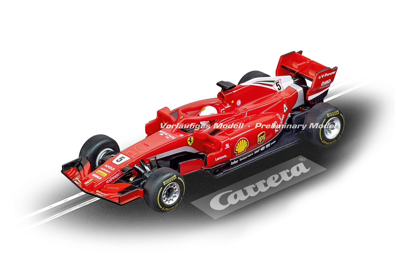 Carrera GO! 64127 - Ferrari SF71H - S.Vettel #5 - 1/43 scale